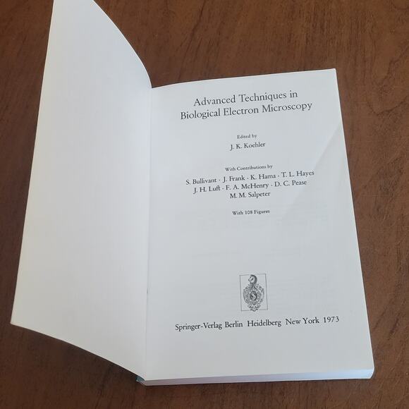 Advanced Techniques in Biological Electron Microscopy by J.K. Koehler (English) - Picture 2 of 5